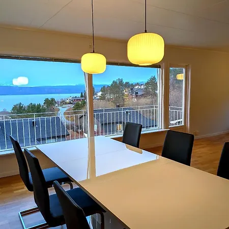 Tatil Evi Aurora Fjord View Escape Garden Sleeps 10